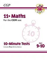 11+ CEM 10-Minuten-Tests: Mathe - Alter 9-10 (mit Online-Ausgabe) - 11+ CEM 10-Minute Tests: Maths - Ages 9-10 (with Online Edition)