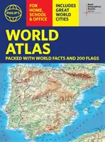 Philip's RGS Weltatlas (A4) - mit globalen Städten, Fakten und Flaggen - Philip's RGS World Atlas (A4) - with Global Cities, Facts and Flags