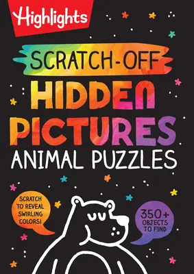 Scratch-Off Versteckte Bilder Tierpuzzles - Scratch-Off Hidden Pictures Animal Puzzles