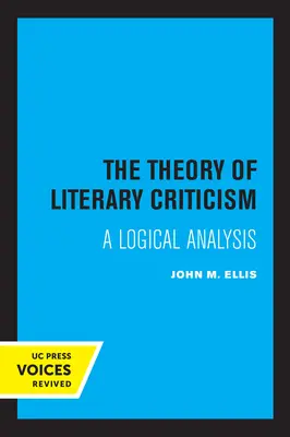 Die Theorie der Literaturkritik: Eine logische Analyse - The Theory of Literary Criticism: A Logical Analysis
