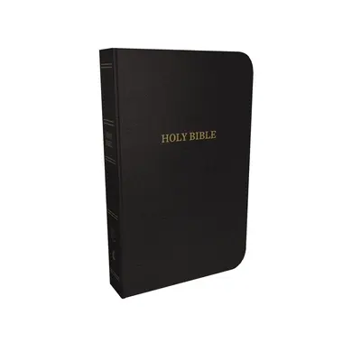 KJV, Thinline Referenzbibel, Gebundenes Leder, Schwarz, Indexiert, Red Letter Edition - KJV, Thinline Reference Bible, Bonded Leather, Black, Indexed, Red Letter Edition