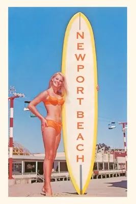 Jahrgangsjournal Surferin, Newport Beach - Vintage Journal Surfer Girl, Newport Beach