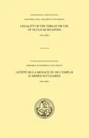IGH-Schriftsätze, Rechtmäßigkeit der Androhung oder des Einsatzes von Kernwaffen - Band I - ICJ Pleadings, Legality of the Threat or Use of Nuclear Weapons - Volume I