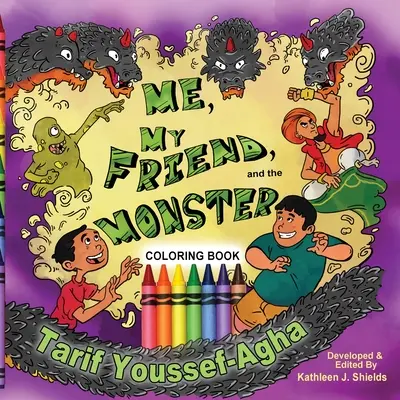 Ich, mein Freund und das Monster, Malbuch - Me, My Friend, and the Monster, Coloring Book