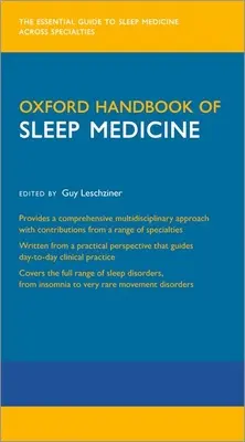 Oxford-Handbuch der Schlafmedizin - Oxford Handbook of Sleep Medicine