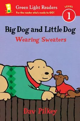 Großer Hund und kleiner Hund tragen Pullover - Big Dog and Little Dog Wearing Sweaters