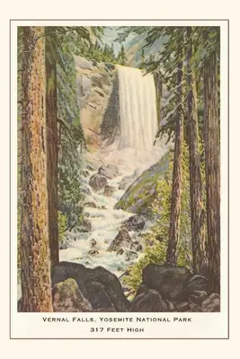 Das Oldtimer-Journal Vernal Falls, Yosemite, Kalifornien - The Vintage Journal Vernal Falls, Yosemite, California