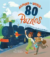 In 80 Puzzles um die Welt - Coole Aktivitäten, lustige Fakten und mehr! - Around the World in 80 Puzzles - Cool Activities, Fun Facts, and More!