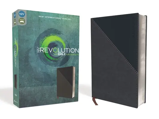 NIV, Revolution Bibel, Kunstleder, Grau/Marine: Die Bibel für Teenager-Jungs - NIV, Revolution Bible, Imitation Leather, Gray/Navy: The Bible for Teen Guys