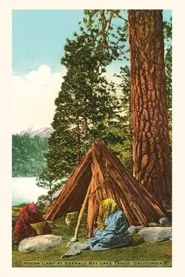 Das Oldtimer-Journal Indianerlager an der Emerald Bay am Lake Tahoe, Kalifornien - The Vintage Journal Indian Camp at Emerald Bay Lake Tahoe California
