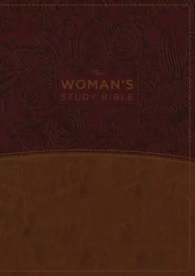 Die NKJV, Studienbibel für Frauen, Vollständig revidiert, Kunstleder, Braun/Burgund, Vollfarbig, Indexiert: Gottes Wahrheit für Gleichgewicht, Hoffnung und Vertrauen - The NKJV, Woman's Study Bible, Fully Revised, Imitation Leather, Brown/Burgundy, Full-Color, Indexed: Receiving God's Truth for Balance, Hope, and Tra