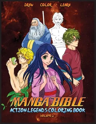 Manga Bibel Action Legends Vol 2: Malbuch - Manga Bible Action Legends Vol 2: Coloring Book