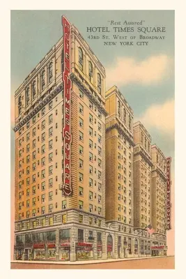 Jahrgangsjournal Waldorf Hotel Times Square, New York City - Vintage Journal Waldorf Hotel Times Square, New York City
