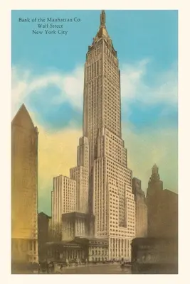 Oldtimer-Journal Bank of Manhattan, Wall Street - Vintage Journal Bank of Manhattan, Wall Street