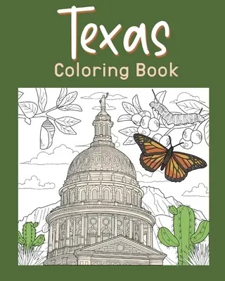 Texas Färbung Buch - Texas Coloring Book