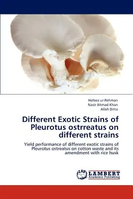 Verschiedene exotische Stämme von Pleurotus Ostrreatus auf verschiedenen Stämmen - Different Exotic Strains of Pleurotus Ostrreatus on Different Strains