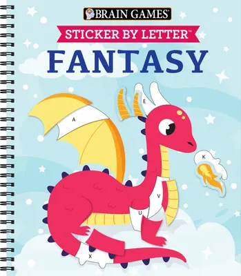Denkspiele - Sticker nach Buchstaben: Fantasie - Brain Games - Sticker by Letter: Fantasy