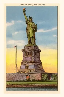 Oldtimer-Journal Freiheitsstatue, New York City - Vintage Journal Statue of Liberty, New York City