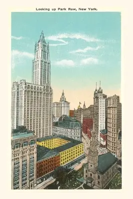 Weinleseblatt Park Row, New York City - Vintage Journal Park Row, New York City