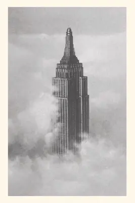 Jahrgangsjournal Empire State Building in den Wolken - Vintage Journal Empire State Building in the Clouds