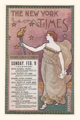 Jahrgangsjournal Times-Poster - Vintage Journal Times Poster