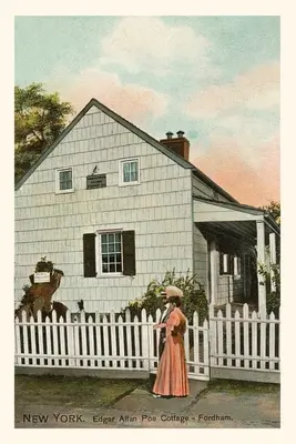 Weinlesebuch Edgar Allan Poe Cottage, New York City - Vintage Journal Edgar Allan Poe Cottage, New York City