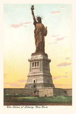 Weinleseblatt Freiheitsstatue, New York City - Vintage Journal Statue of Liberty, New York City