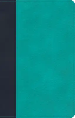 CSB Bibel im persönlichen Format, Marine/Teal Lederimitat - CSB Personal Size Bible, Navy/Teal Leathertouch