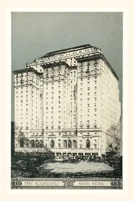 Weinleseblatt Roosevelt Hotel, New York City - Vintage Journal Roosevelt Hotel, New York City