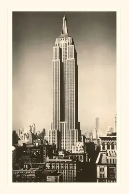 Weinleseblatt Empire State Building, New York City - Vintage Journal Empire State Building, New York City