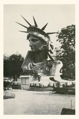 Oldtimer-Journal Kopf der Freiheitsstatue, New York - Vintage Journal Statue of Liberty Head, New York
