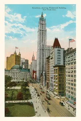 Oldtimer-Journal Woolworth-Gebäude, Broadway, New York City - Vintage Journal Woolworth Building, Broadway, New York City