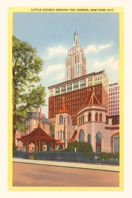 Oldtimer-Journal Kleine Kirche um die Ecke, New York City - Vintage Journal Little Church around the Corner, New York City