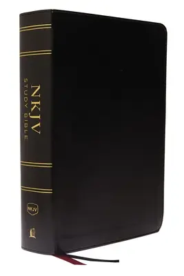 NKJV Studienbibel, Kunstleder, Schwarz, Vollfarbig, Red Letter Edition, Indexiert, Komfortdruck: Die vollständige Ressource für das Studium von Gottes Wort - NKJV Study Bible, Imitation Leather, Black, Full-Color, Red Letter Edition, Indexed, Comfort Print: The Complete Resource for Studying God's Word
