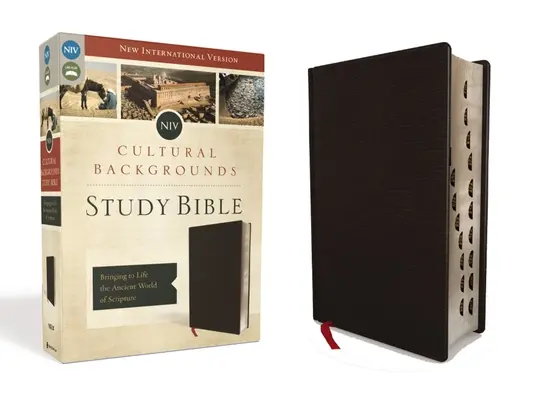 NIV, Kulturelle Hintergründe Studienbibel, Indexiert, Gebundenes Leder: Die antike Welt der Heiligen Schrift zum Leben erwecken - NIV, Cultural Backgrounds Study Bible, Indexed, Bonded Leather: Bringing to Life the Ancient World of Scripture