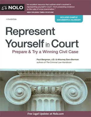 Vertreten Sie sich selbst vor Gericht: Vorbereiten & Verhandeln eines erfolgreichen Zivilprozesses - Represent Yourself in Court: Prepare & Try a Winning Civil Case