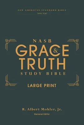 Nasb, die Gnade und Wahrheit Studienbibel, Großdruck, Hardcover, Grün, Rote Schrift, 1995 Text, Komfortdruck - Nasb, the Grace and Truth Study Bible, Large Print, Hardcover, Green, Red Letter, 1995 Text, Comfort Print