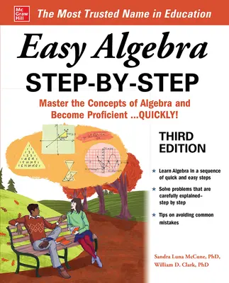 Easy Algebra Step-By-Step, Dritte Auflage - Easy Algebra Step-By-Step, Third Edition