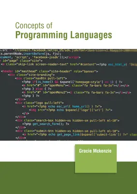 Konzepte von Programmiersprachen - Concepts of Programming Languages
