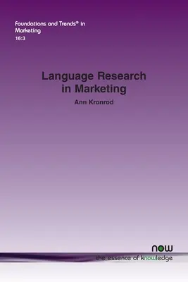 Sprachforschung im Marketing - Language Research in Marketing