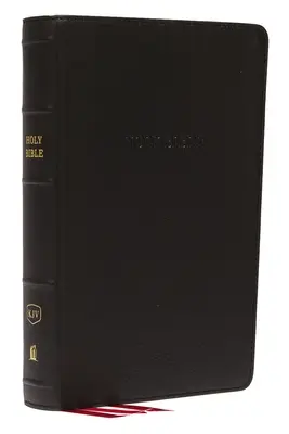 KJV, Referenzbibel, Riesenformat, Echtes Leder, Schwarz, Red Letter Edition - KJV, Reference Bible, Personal Size Giant Print, Genuine Leather, Black, Red Letter Edition