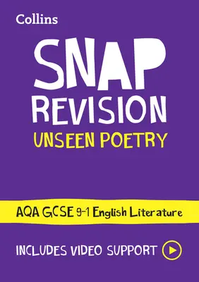 Aqa Unseen Poetry Anthology Revision Guide: Ideal für das Lernen zu Hause, Prüfungen 2022 und 2023 - Aqa Unseen Poetry Anthology Revision Guide: Ideal for Home Learning, 2022 and 2023 Exams