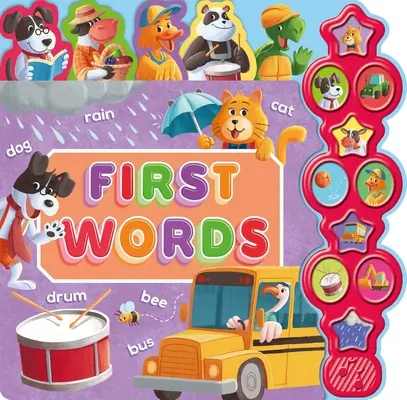 Erste Wörter: Interaktives Kinder-Lautbuch mit 10 Buttons - First Words: Interactive Children's Sound Book with 10 Buttons