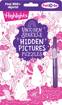 Einhorn-Funkeln Versteckte Bilder Puzzles - Unicorn Sparkle Hidden Pictures Puzzles
