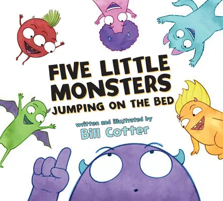 Fünf kleine Monster, die auf dem Bett hüpfen - Five Little Monsters Jumping on the Bed