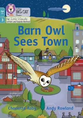 Die Schleiereule sieht die Stadt - Phase 3, Satz 1, Übungsmischung - Barn Owl Sees Town - Phase 3 Set 1 Blending Practice