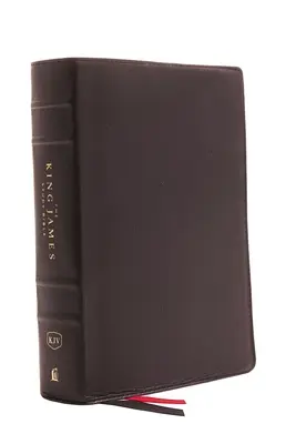 The King James Study Bible, Echtes Leder, Schwarz, Vollfarbige Ausgabe - The King James Study Bible, Genuine Leather, Black, Full-Color Edition