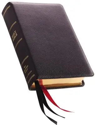 NKJV, Einspaltige Referenzbibel, Premium Leder, Schwarz, Sterling Edition, Comfort Print - NKJV, Single-Column Reference Bible, Premium Leather, Black, Sterling Edition, Comfort Print
