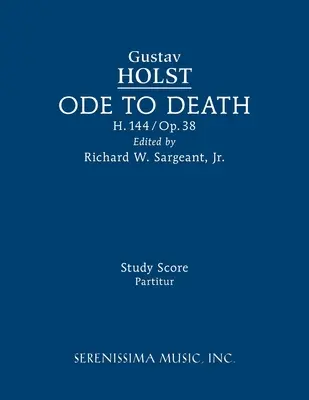 Ode an den Tod, H.144: Studienpartitur - Ode to Death, H.144: Study score