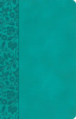 CSB Großdruck Bibel im persönlichen Format, Teal Leathertouch, indiziert - CSB Large Print Personal Size Reference Bible, Teal Leathertouch, Indexed